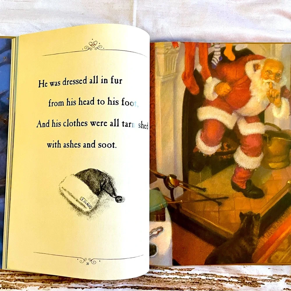 The Night Before Christmas book illustrated by Christian Bermingham